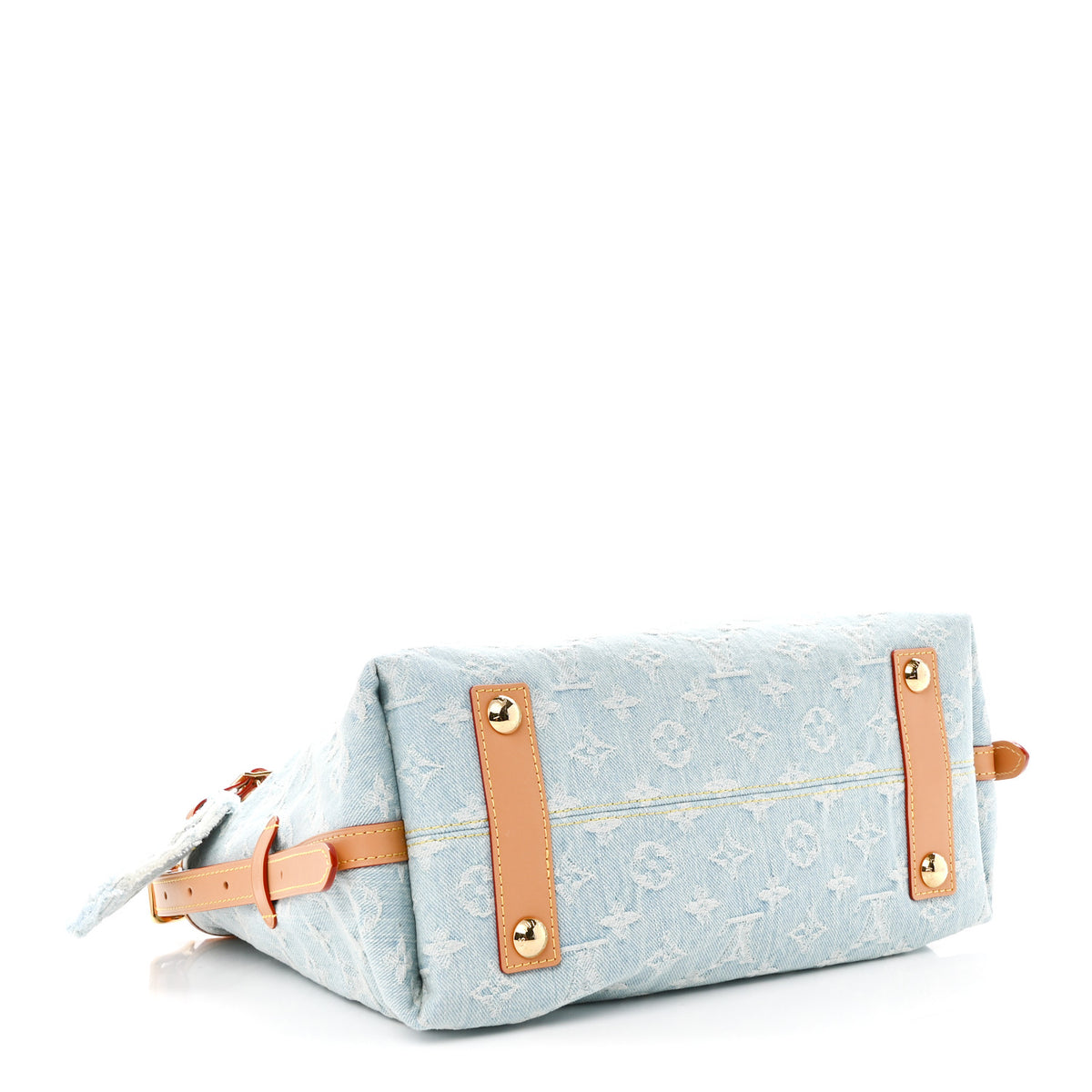 Louis Vuitton Monogram Denim CarryAll PM Sky Blue 5 of 10