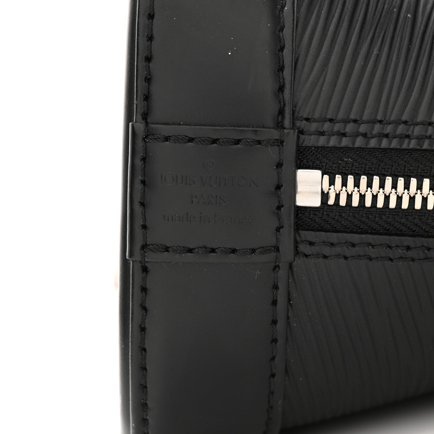 Louis Vuitton Epi Alma BB Black 7 of 16
