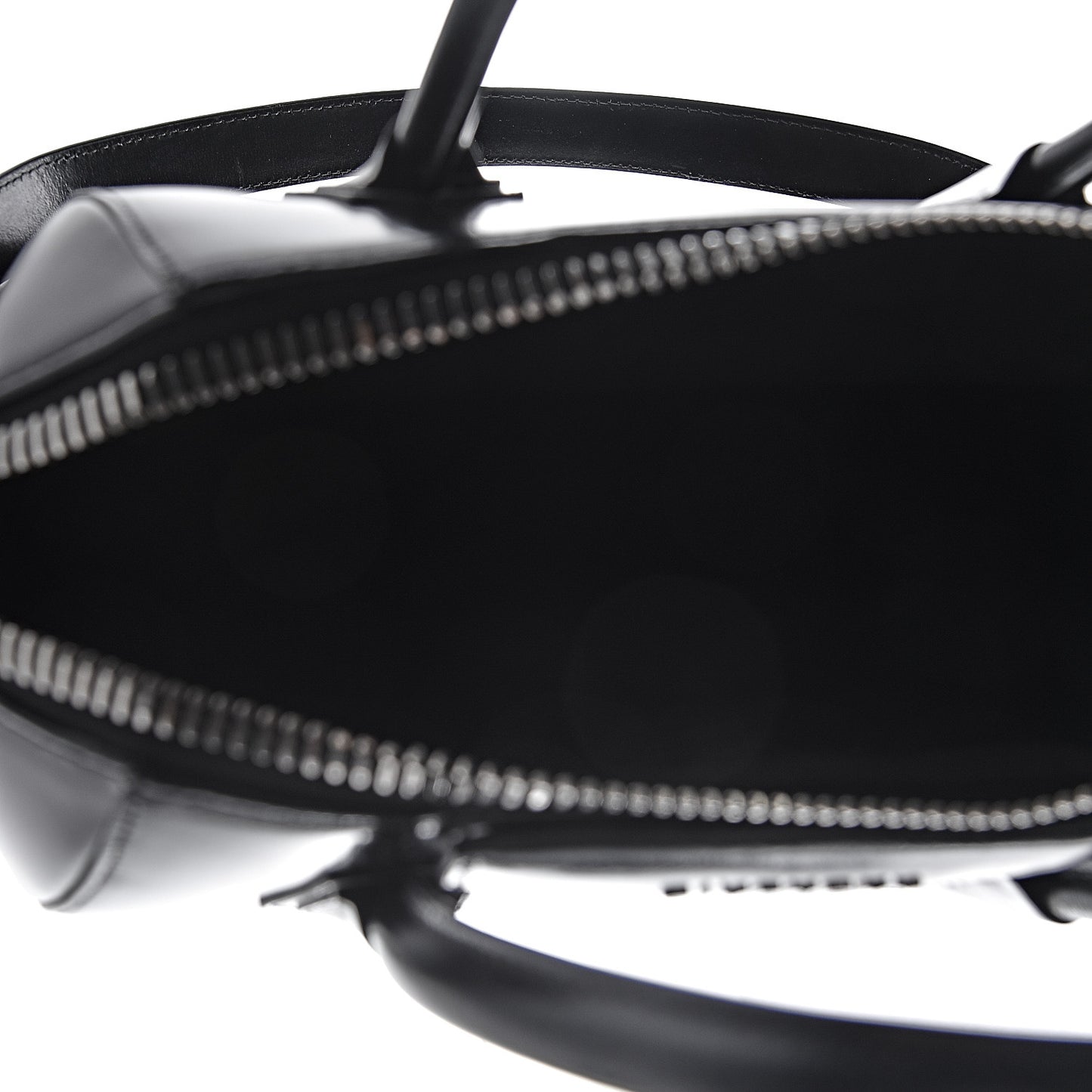 Shiny Lord Calfskin Small Antigona Black