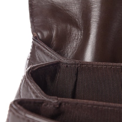Chanel Lambskin Quilted Backpack Brown 10 of 20