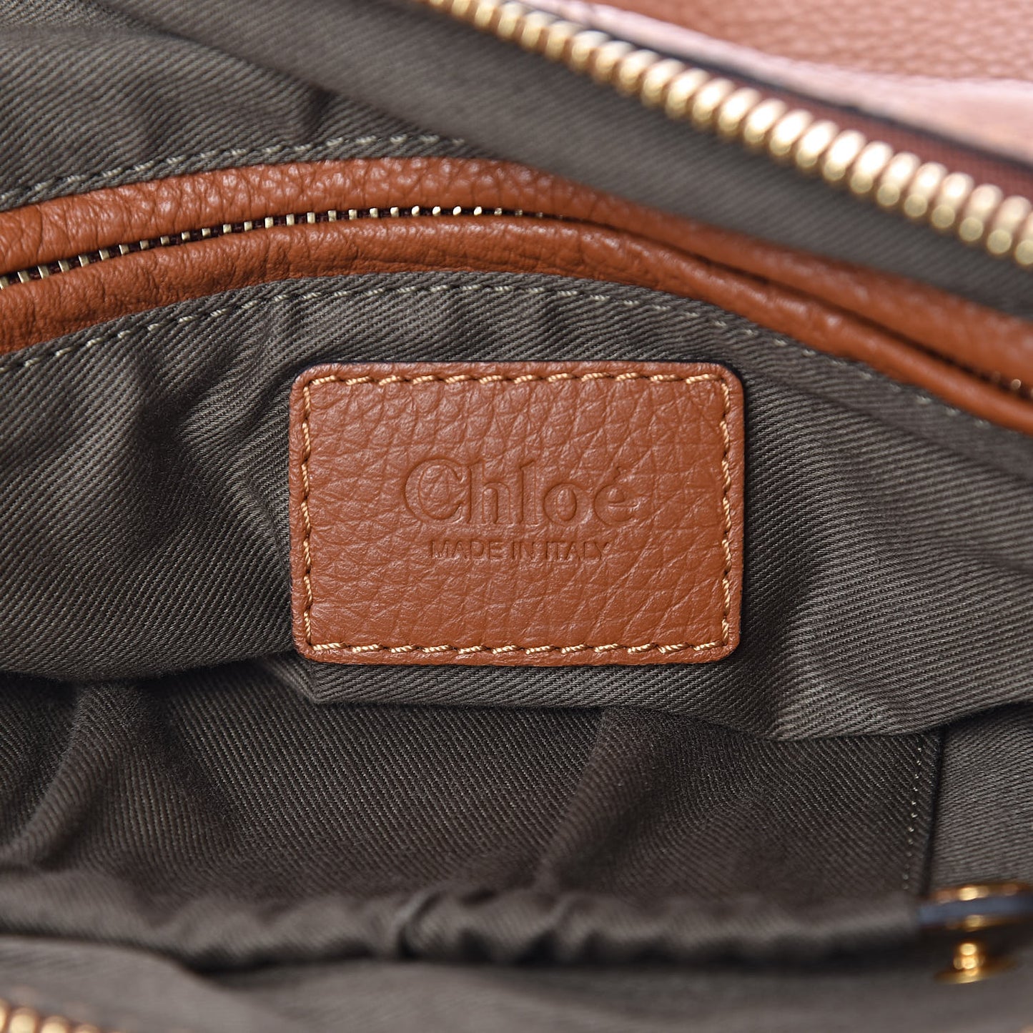 Calfskin Small Marcie Satchel Tan