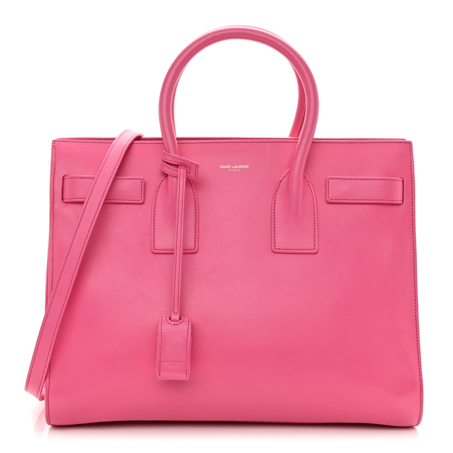 Saint Laurent Calfskin Small Sac De Jour Bubblegum 1 of 11