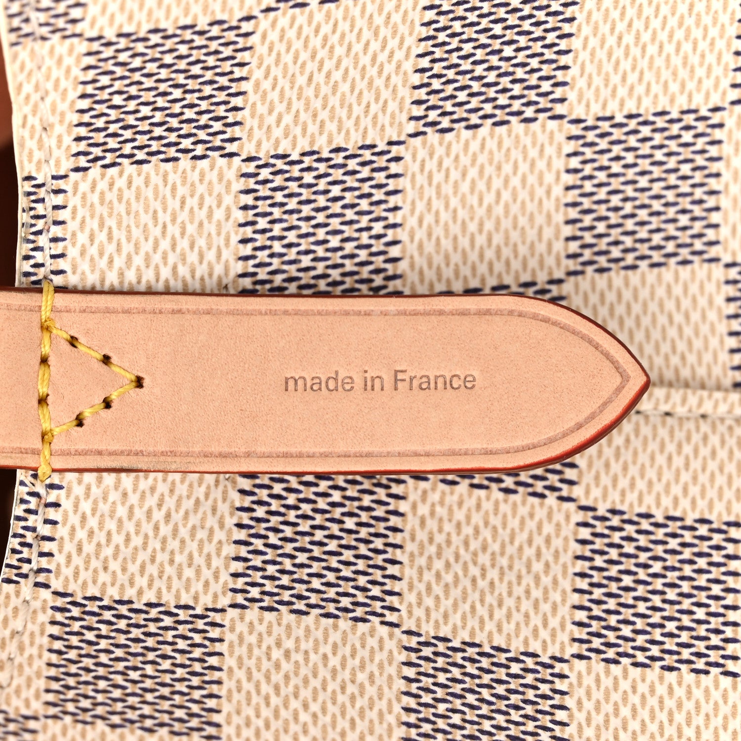 Louis Vuitton Damier Azur Braided Neonoe MM Peach Cream 6 of 10