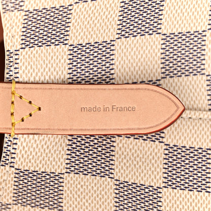Louis Vuitton Damier Azur Braided Neonoe MM Peach Cream 6 of 10