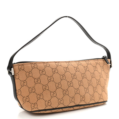 Gucci Monogram Boat Pochette Brown 2 of 9
