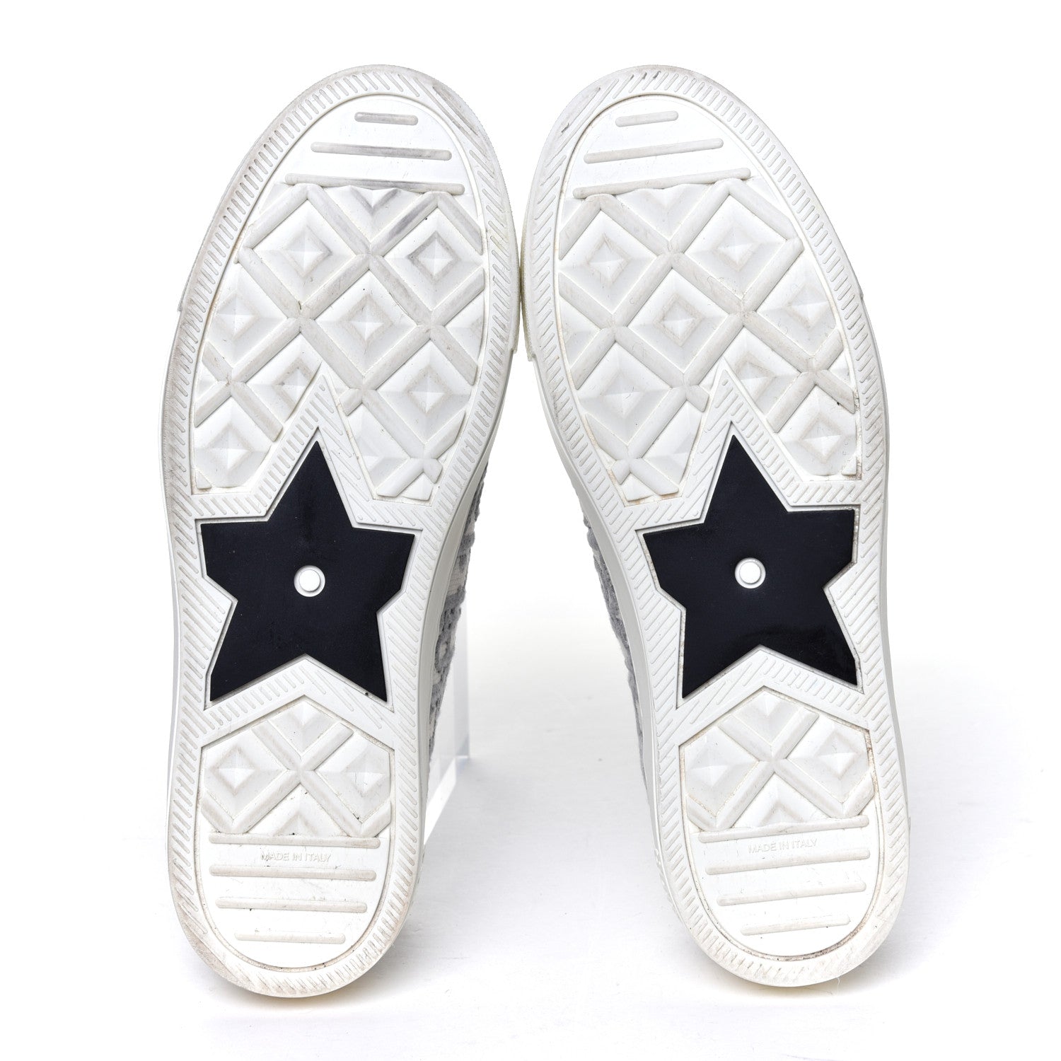 Christian Dior Canvas Oblique Walk'N'Dior Low Top Sneakers 39 Grey Stone 7 of 8
