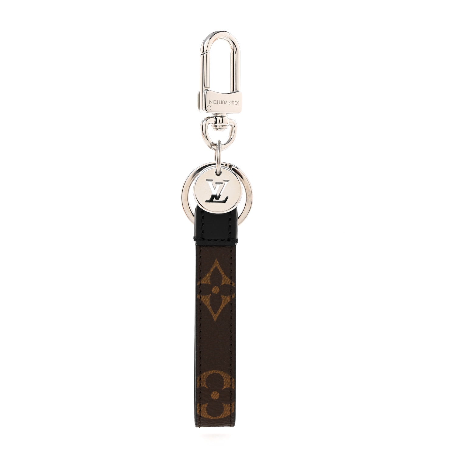 Louis Vuitton Monogram Slim Dragonne Bag Charm Key Holder 1 of 5