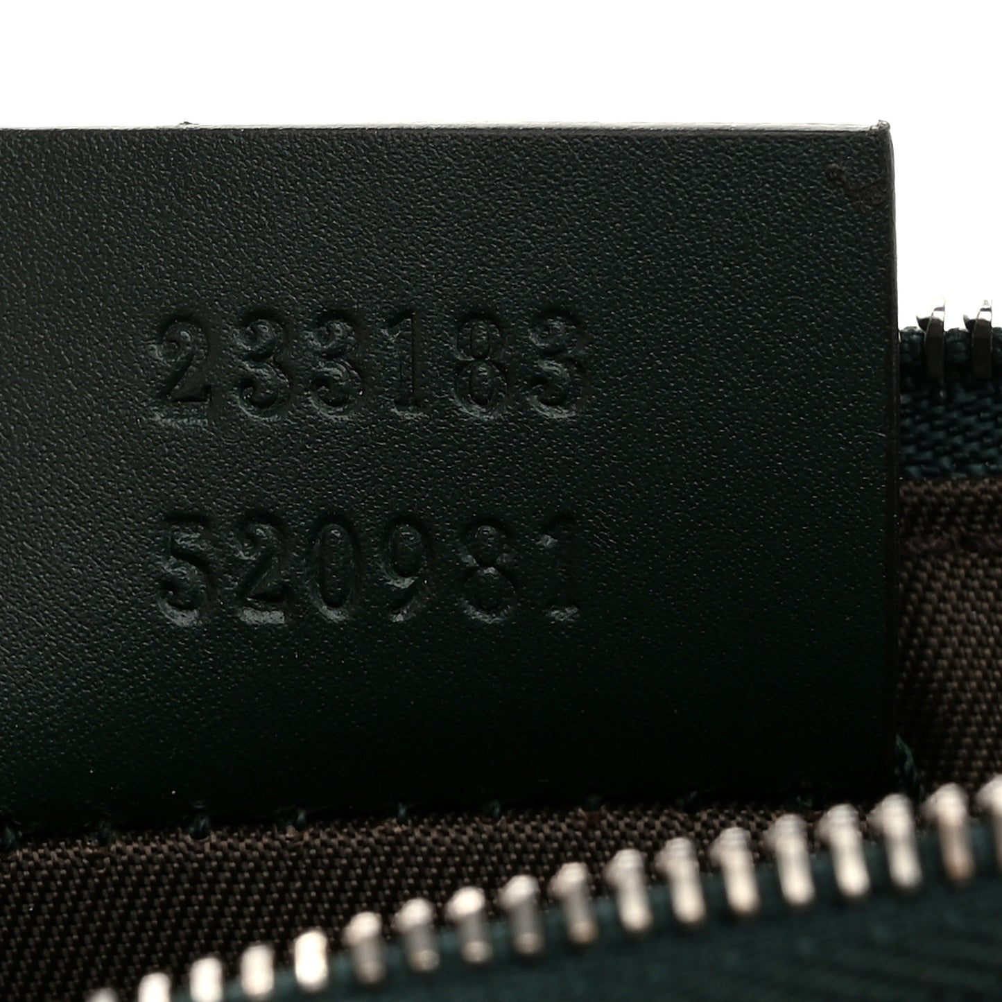 Guccissima Key Case Green