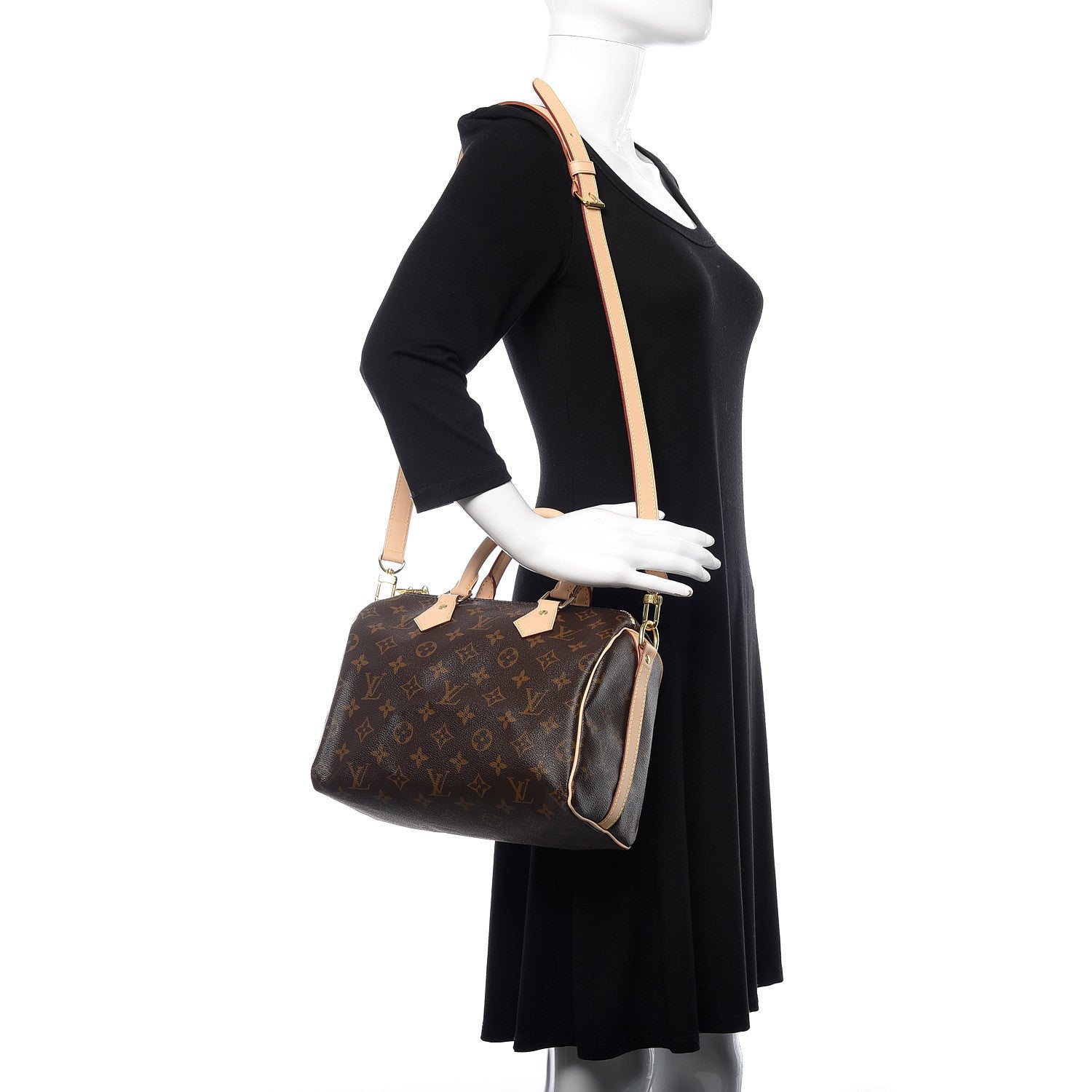 Louis Vuitton Monogram Speedy Bandouliere 25 2 of 10