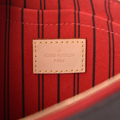 Louis Vuitton Monogram Neverfull MM GM Pochette Cherry 6 of 8