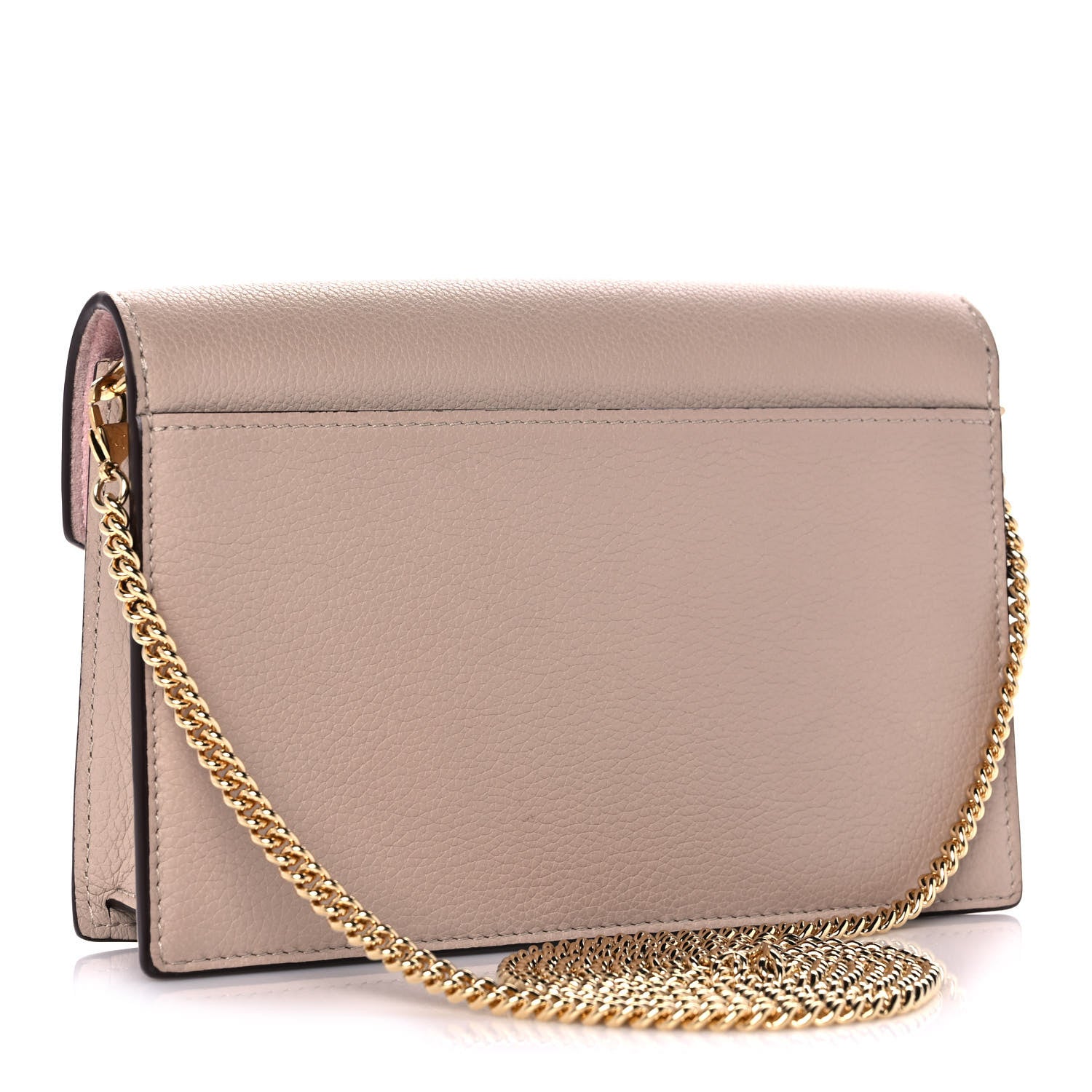 Louis Vuitton Soft Calfskin My Lockme Chain Pochette Greige 3 of 12