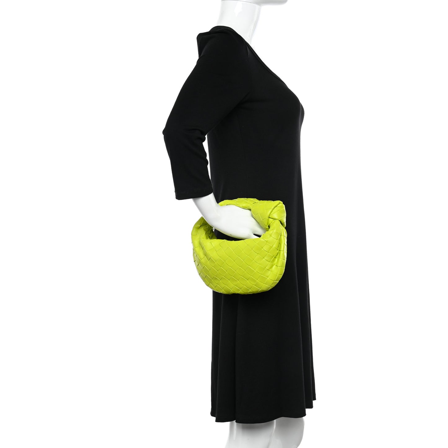Nappa Intrecciato Mini Jodie Kiwi