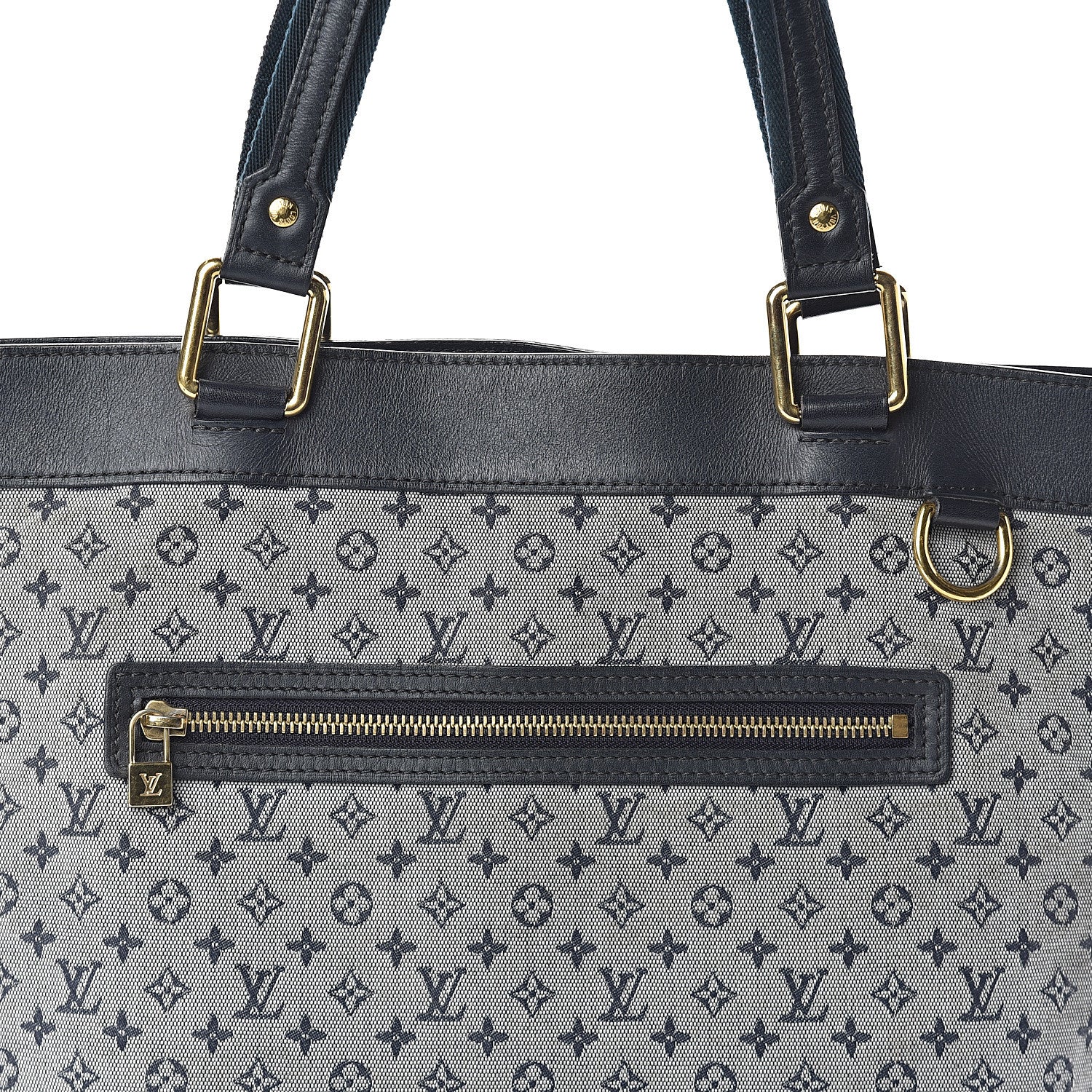 Louis Vuitton Mini Monogram Lucille GM Blue 6 of 8