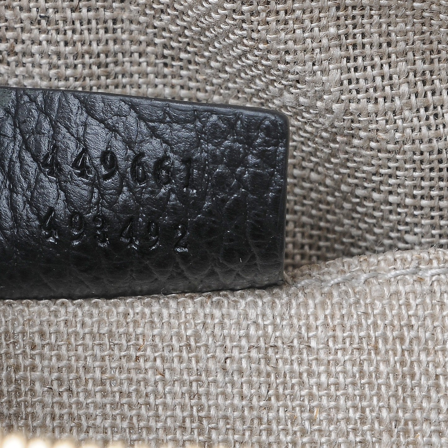 Dollar Calfskin Small GG Charm Dome Bag Black