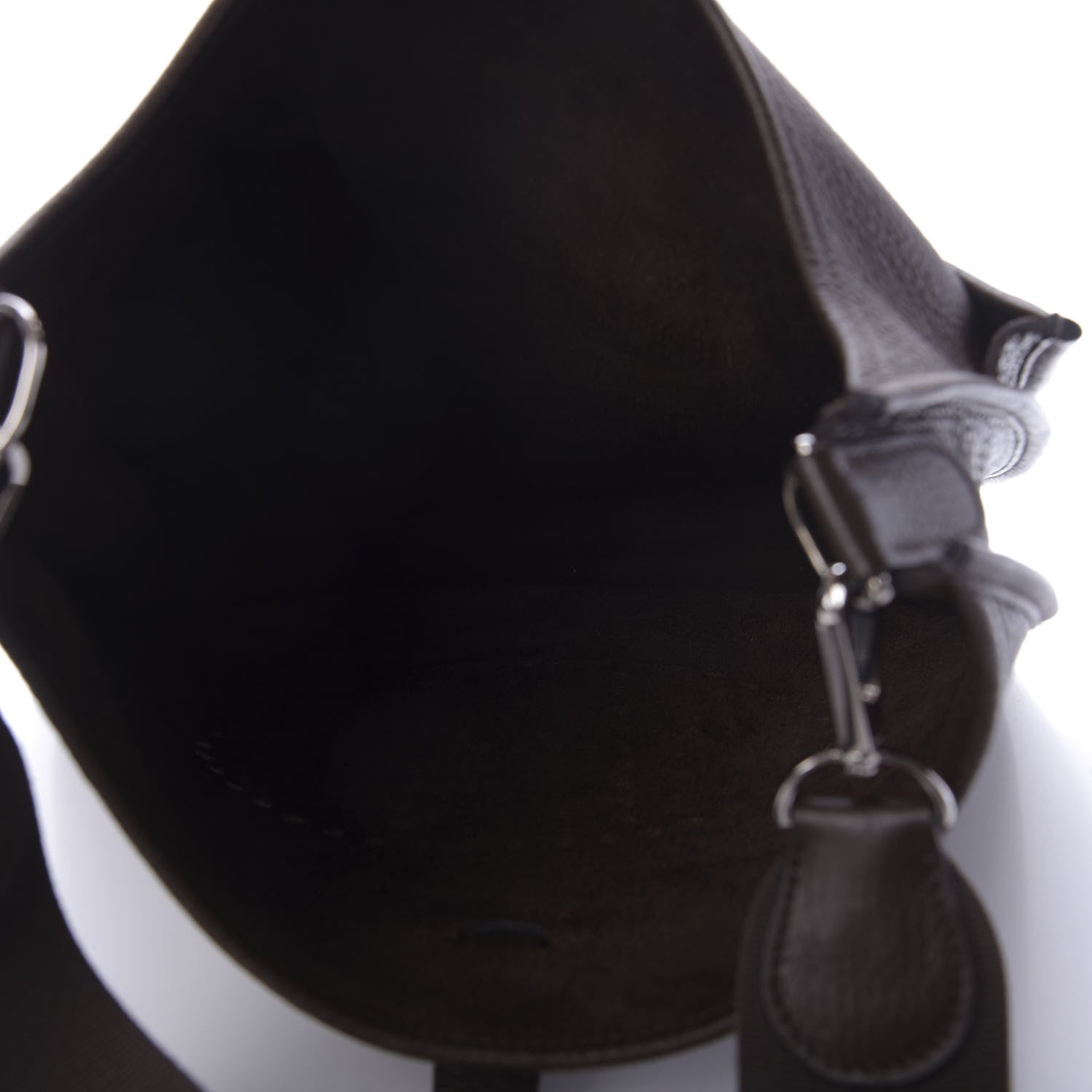 Hermes Taurillon Clemence Evelyne III GM Chocolate 5 of 8
