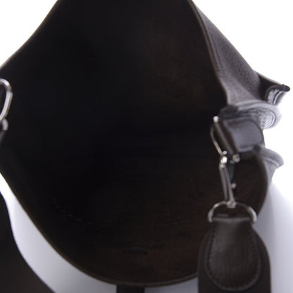 Hermes Taurillon Clemence Evelyne III GM Chocolate 5 of 8