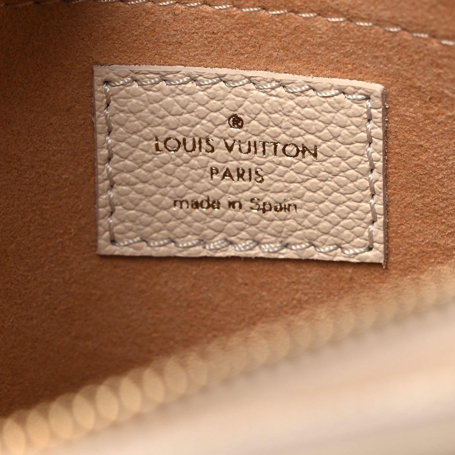 Louis Vuitton Empreinte Monogram Giant Multi Pochette Accessories Cream 6 of 9