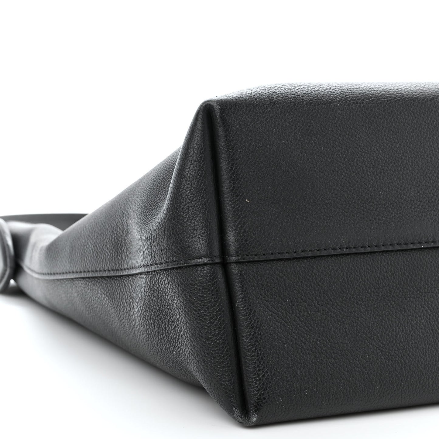 Calfskin Lockme Hobo Black