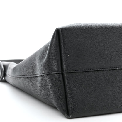 Louis Vuitton Calfskin Lockme Hobo Black 9 of 11