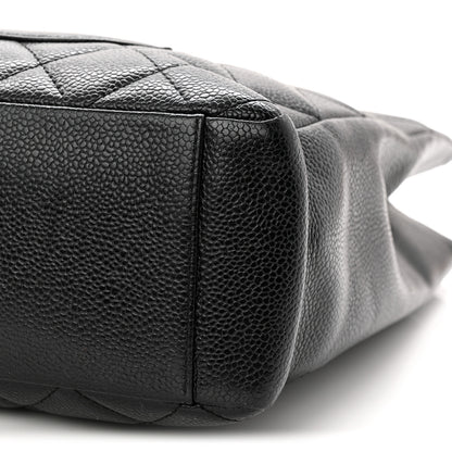 Chanel Caviar Quilted Petit Shopping Tote PST Black 10 of 10