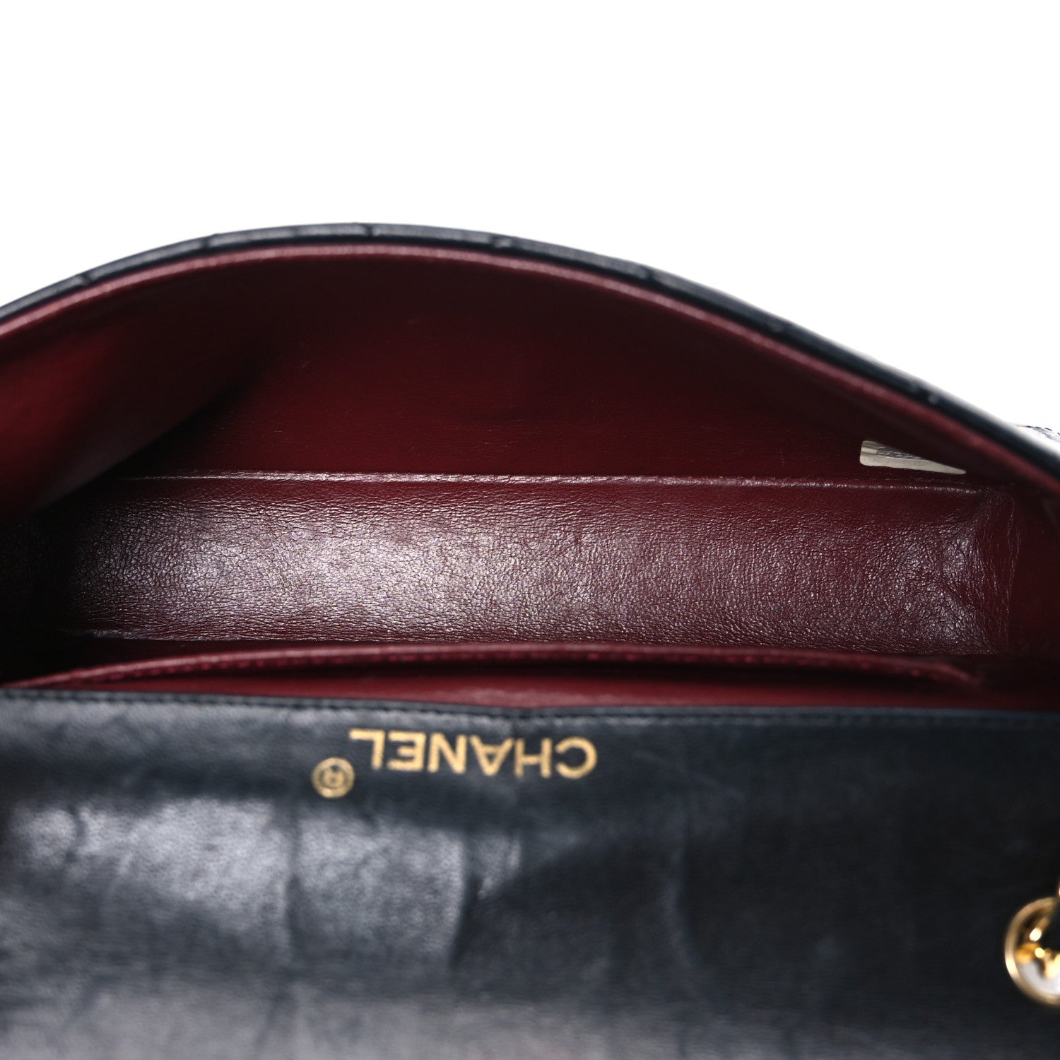 Chanel Lambskin Quilted Jumbo CC Small Single Flap Black 5 of 12