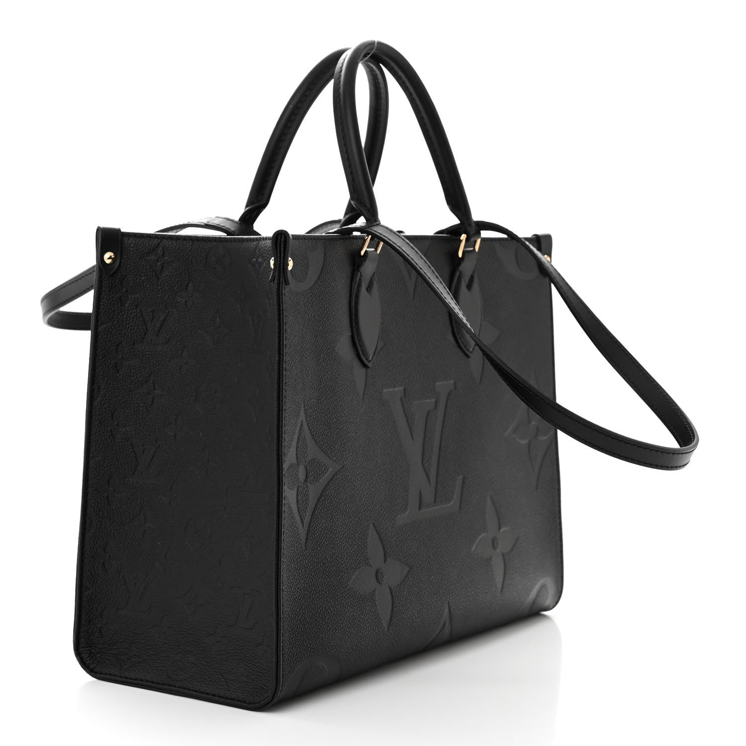 Louis Vuitton Empreinte Monogram Giant Onthego MM Black 3 of 10