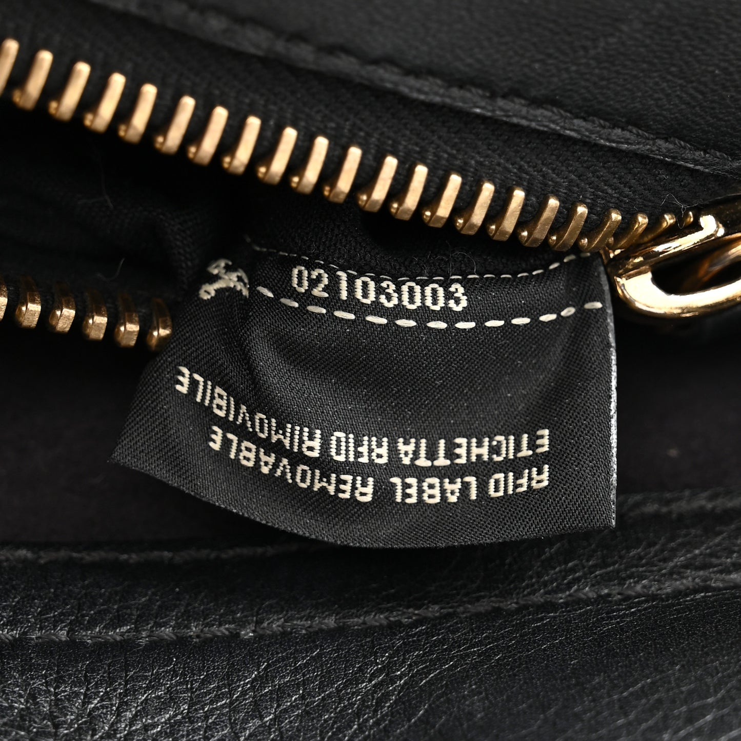 Vitello Seta Shiny Nappa Medium Peekaboo Iconic Satchel Black