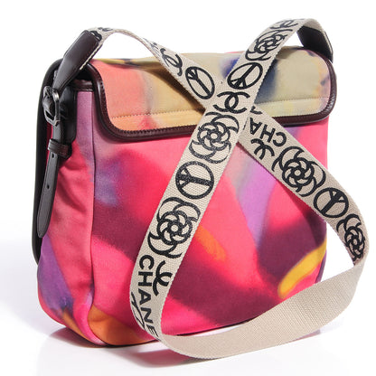 Chanel Printed Ultra Soft Lambskin Medium Flower Power Messenger 3 of 7