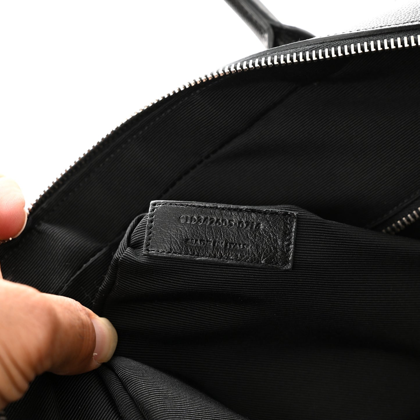 Grain de Poudre Medium Museum Briefcase Black