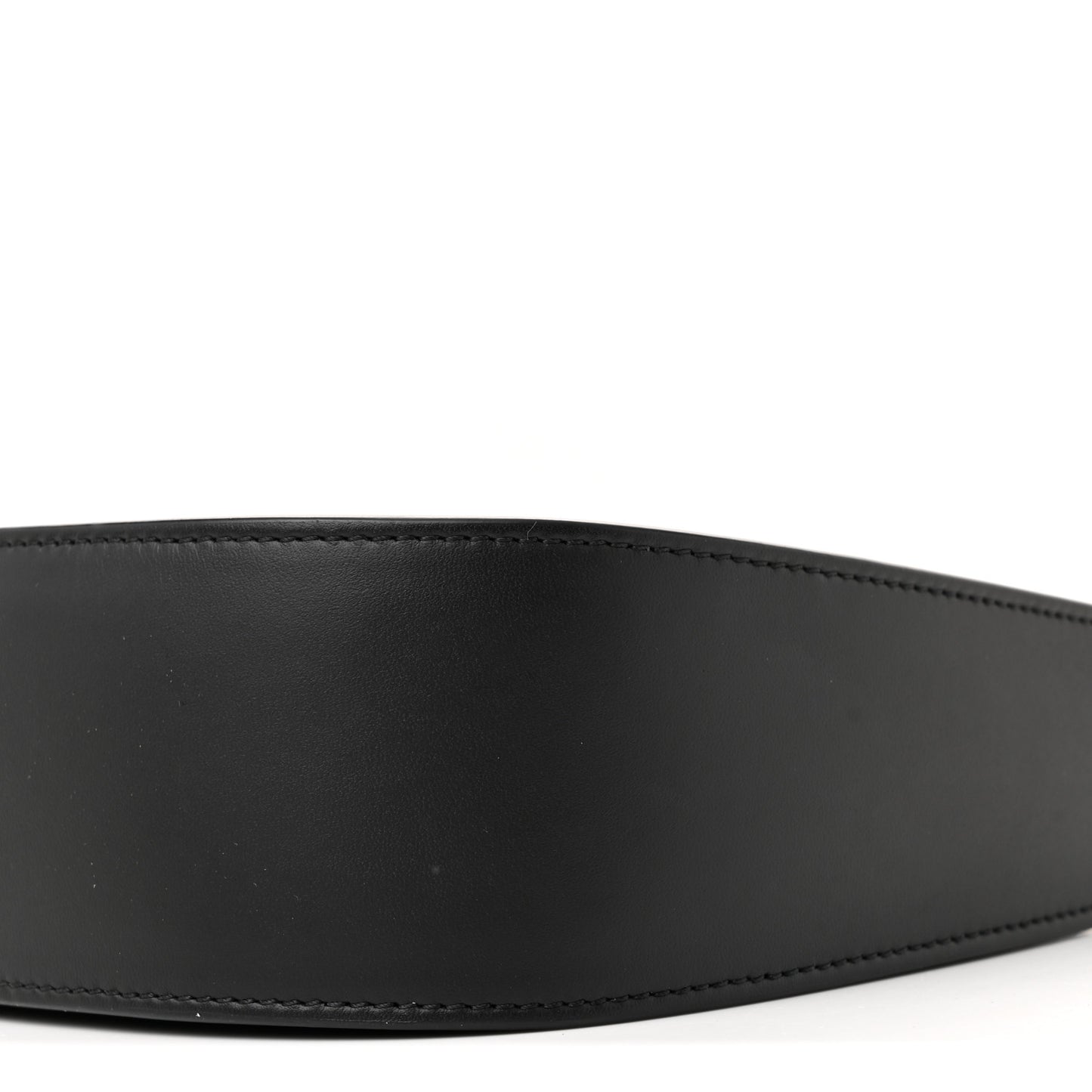 Smooth Calfskin Half Moon Shoulder Bag Black