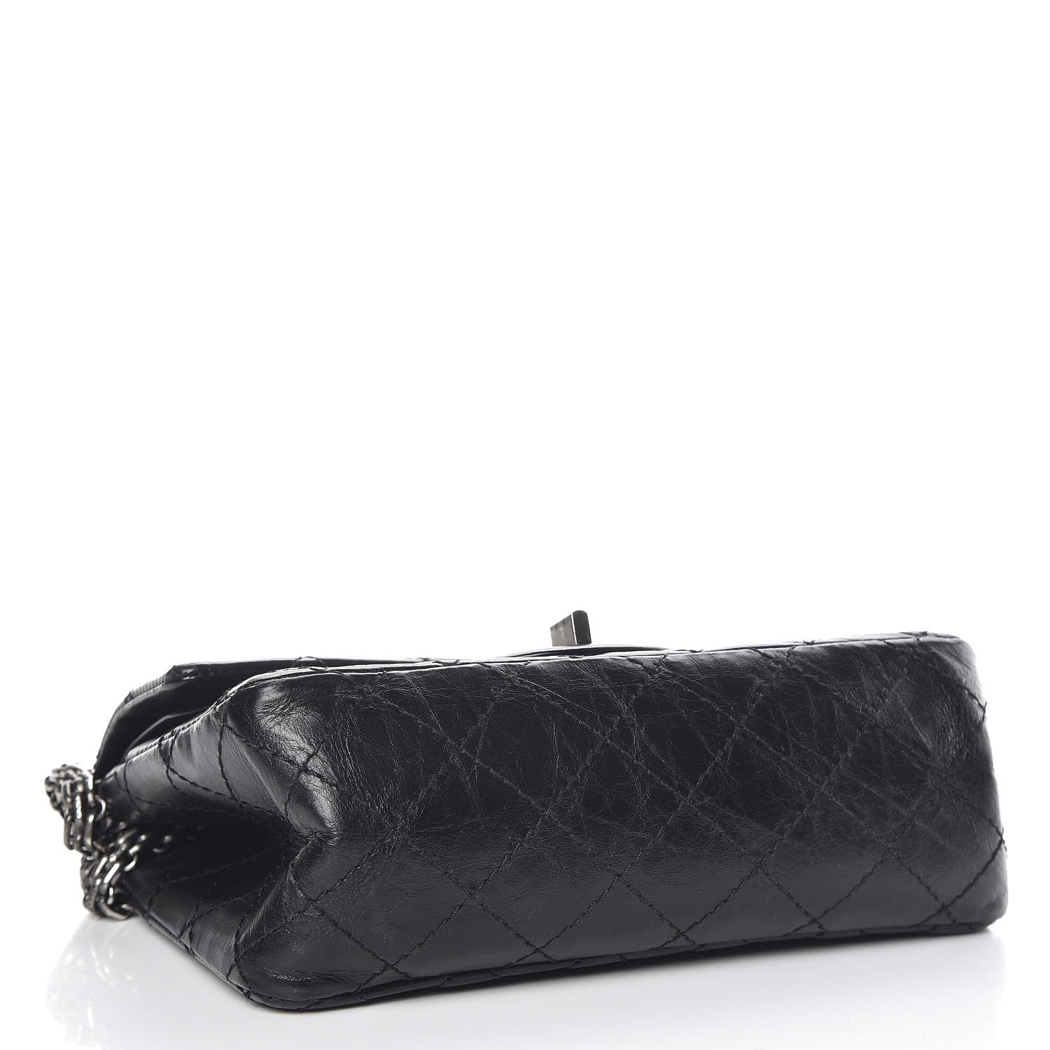 Chanel Aged Calfskin Quilted 2.55 Reissue 224 Flap Black 4 of 9