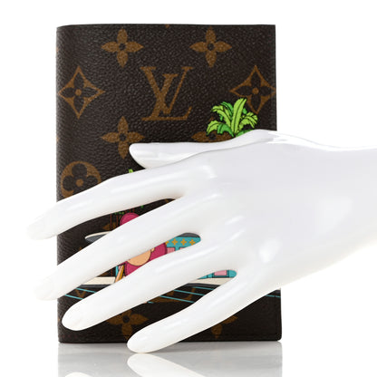 Louis Vuitton Monogram 2021 Christmas Animation Hollywood Passport Cover Fuchsia 2 of 8