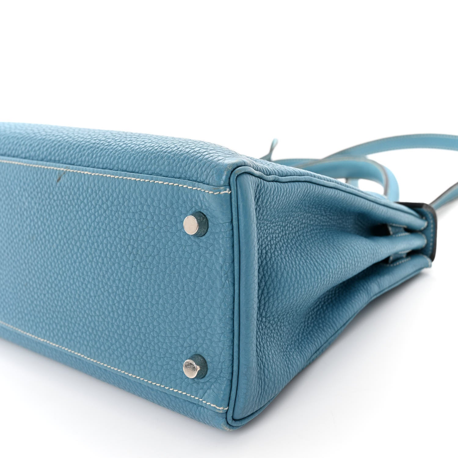 Hermes Togo Kelly Retourne 28 Blue Jean 10 of 11