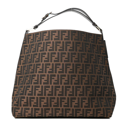 Fendi Zucca Large Hobo Tobacco 1 of 9