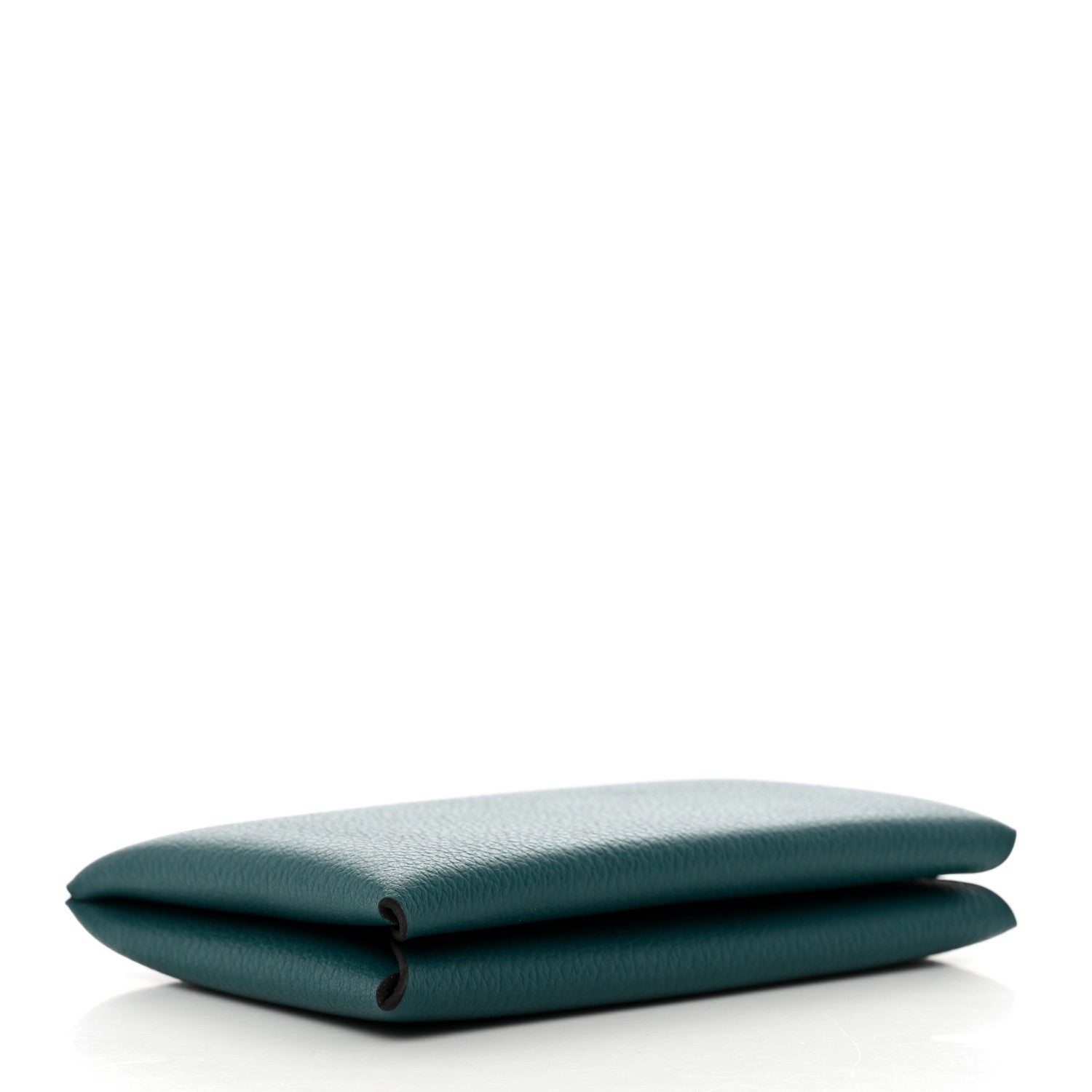 Hermes Evercolor Calvi Card Case Vert Bosphore 4 of 7