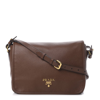 Prada Vitello Phenix Crossbody Bag Tabacco 1 of 12