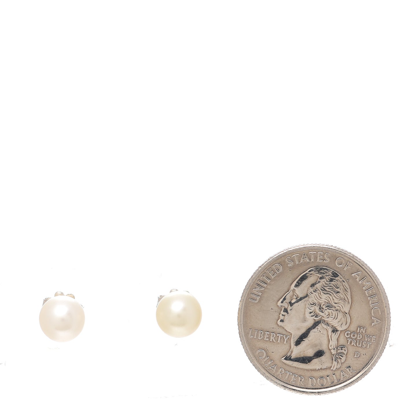 Sterling Silver Freshwater Pearl 7-8mm Ziegfeld Earrings