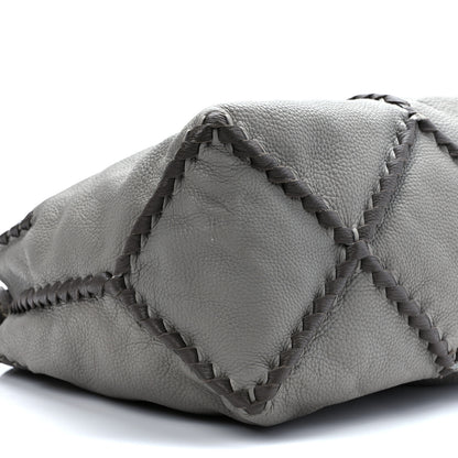 Bottega Veneta Cervo Lavato Deerskin Hobo Dark Cement New Steel 6 of 8
