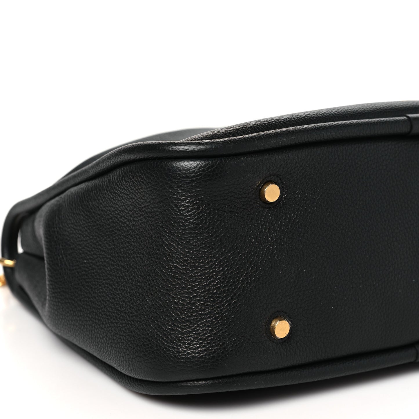 Small Classic Grain Calfskin Leighton Black