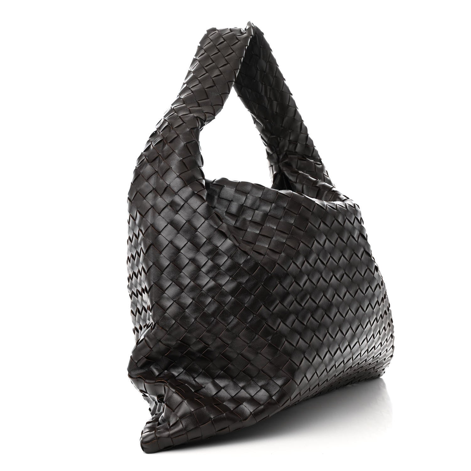 Bottega Veneta Calfskin Intrecciato Large Hop Fondant 3 of 13