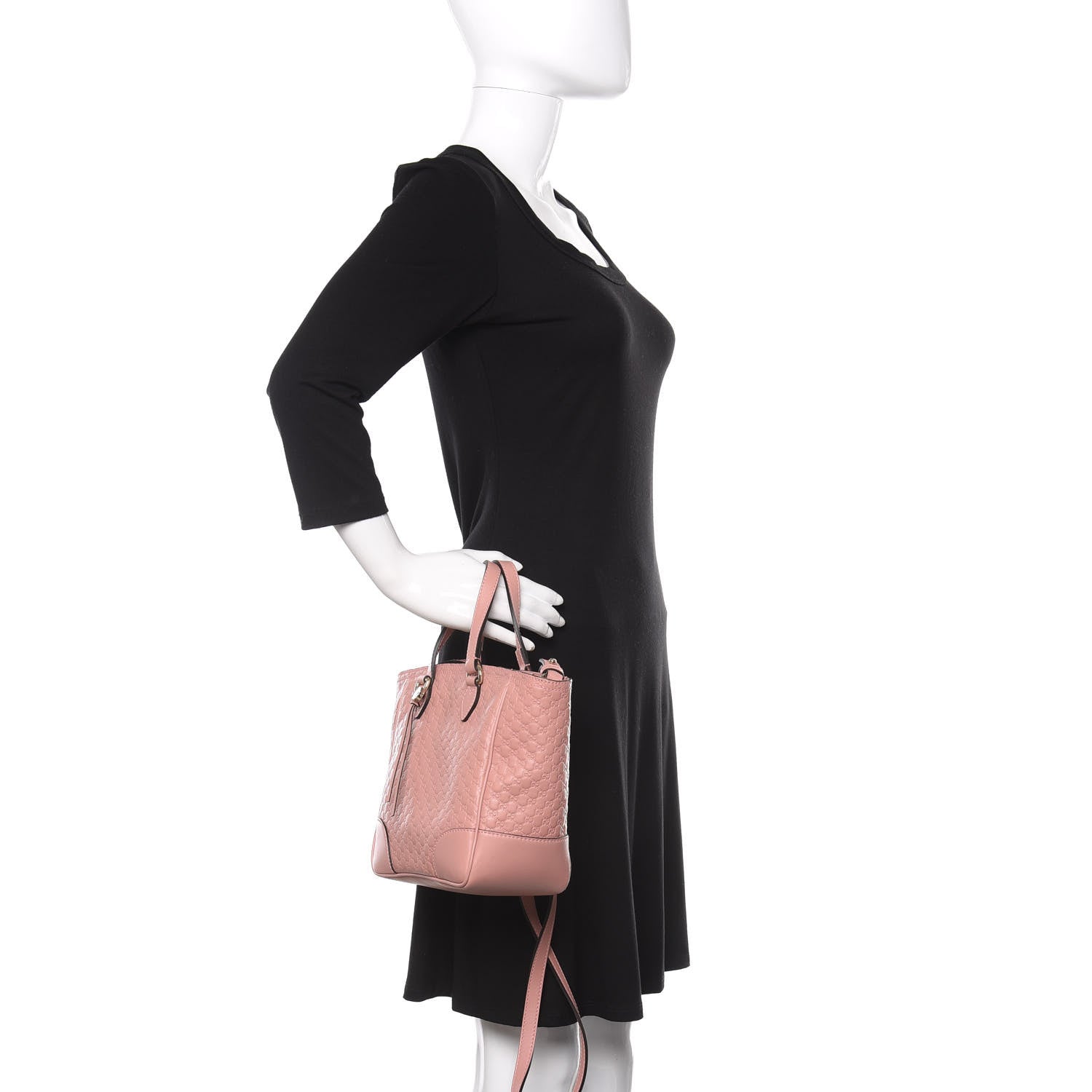 Gucci Microguccissima Small Bree Tote Soft Pink 3 of 10