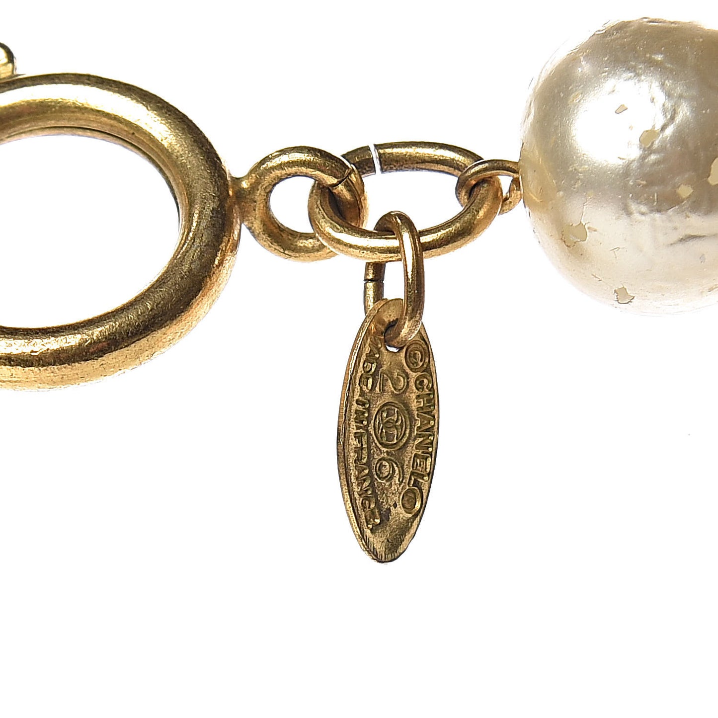 Pearl Short Necklace Gold