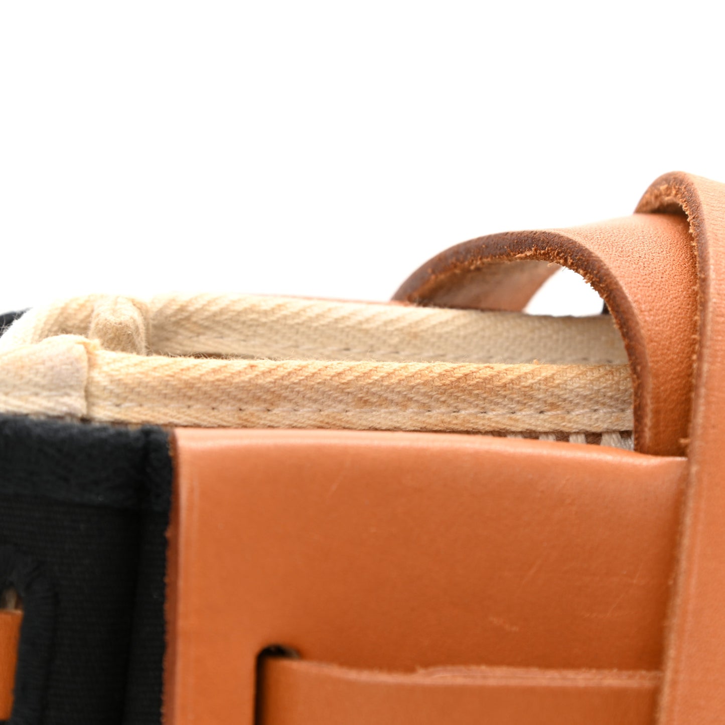 Toile Vache Hunter Herbag Cabas PM Black Natural