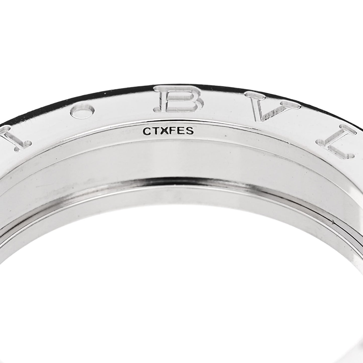 18K White Gold B.Zero1 One-Band Ring 54 7