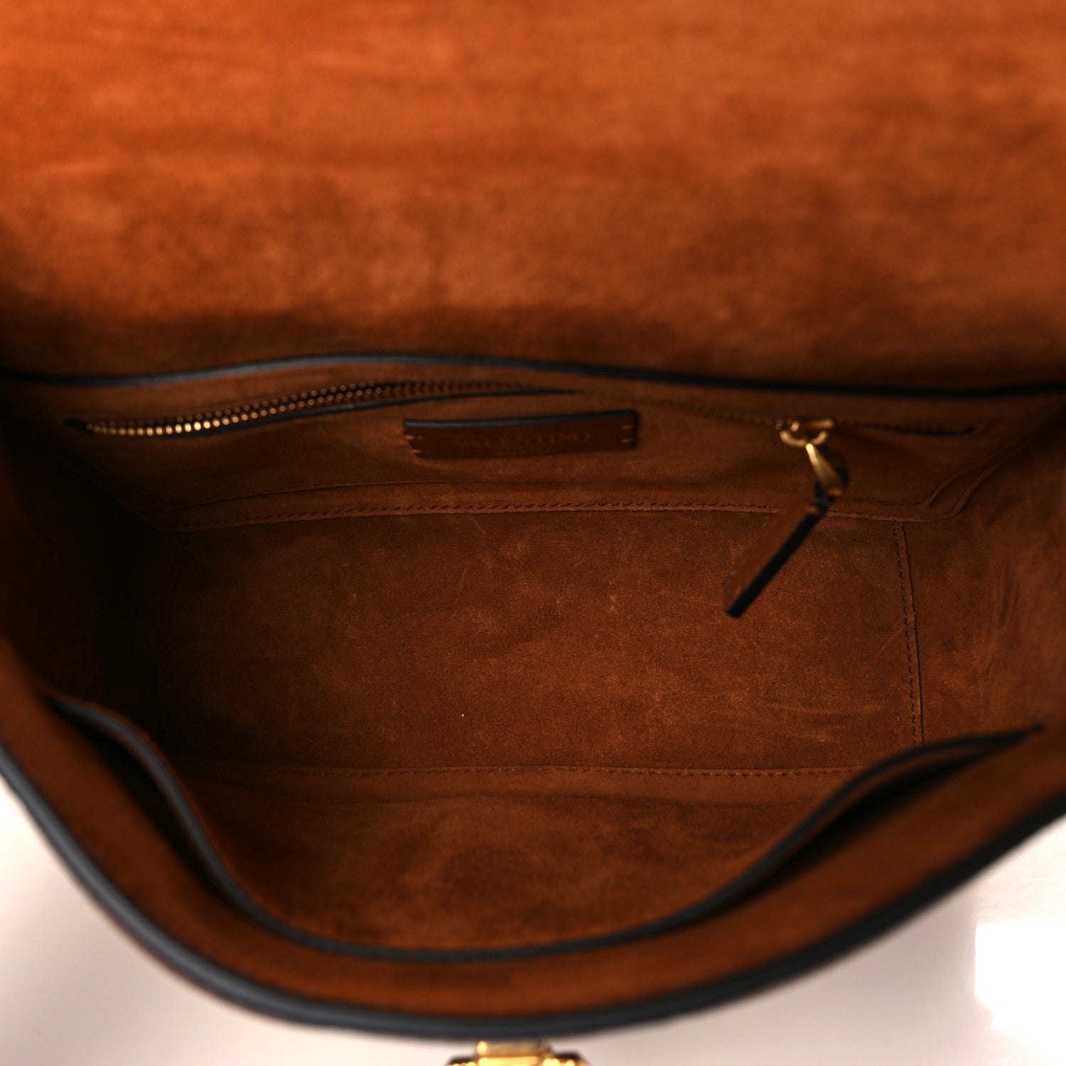 Valentino Garavani Grained Calfskin Medium Roman Stud Shoulder Bag Selleria 5 of 9