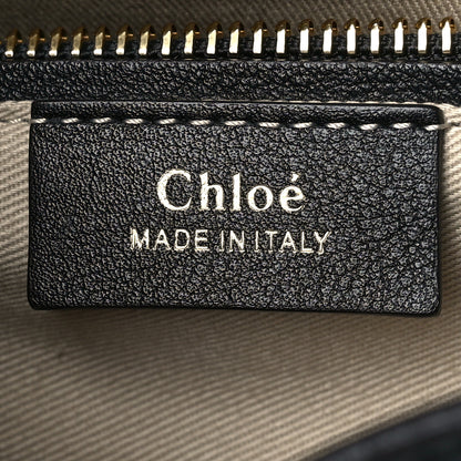 Chloe Suede Calfskin Medium Faye Backpack Black 6 of 9