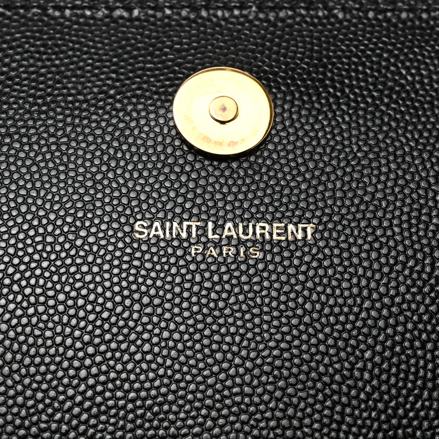 Grain De Poudre Monogram Cassandre Clutch Black
