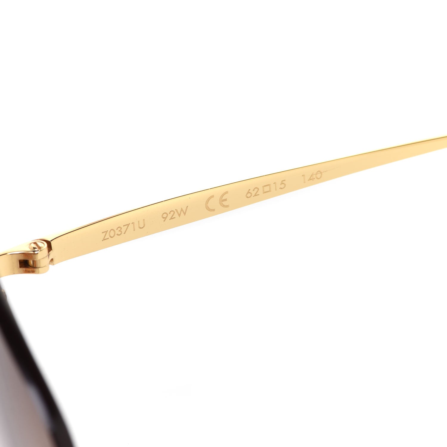 Louis Vuitton Lily Sunglasses Z0371U Brown Glitter 6 of 7