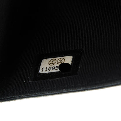 Chanel Lambskin Quilted Large Flap Wallet Black 8 of 8