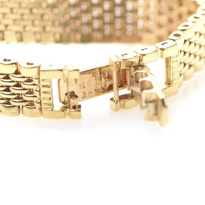 Chopard 18K Yellow Gold 5 Diamond 22mm Happy Diamonds Quartz Watch 5 of 7